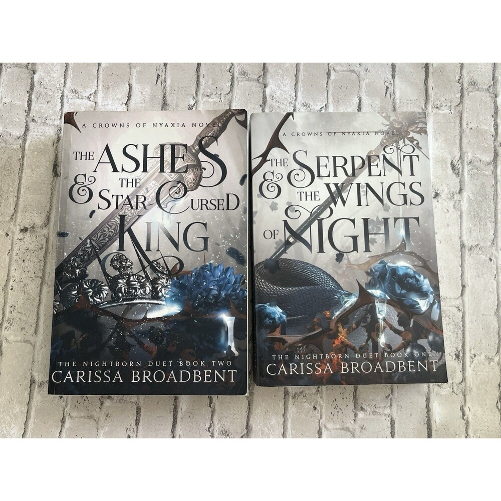 Crowns of Nyaxia Series by Carissa Broadbent Books 1 & 2 Paperback Exc Cond
